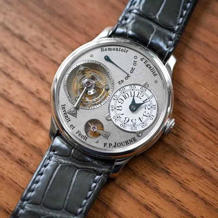 F.P. Journe Tourbillon Souverain Remontoir d'Egalité Tourbillon Souverain Alligator  – 2009