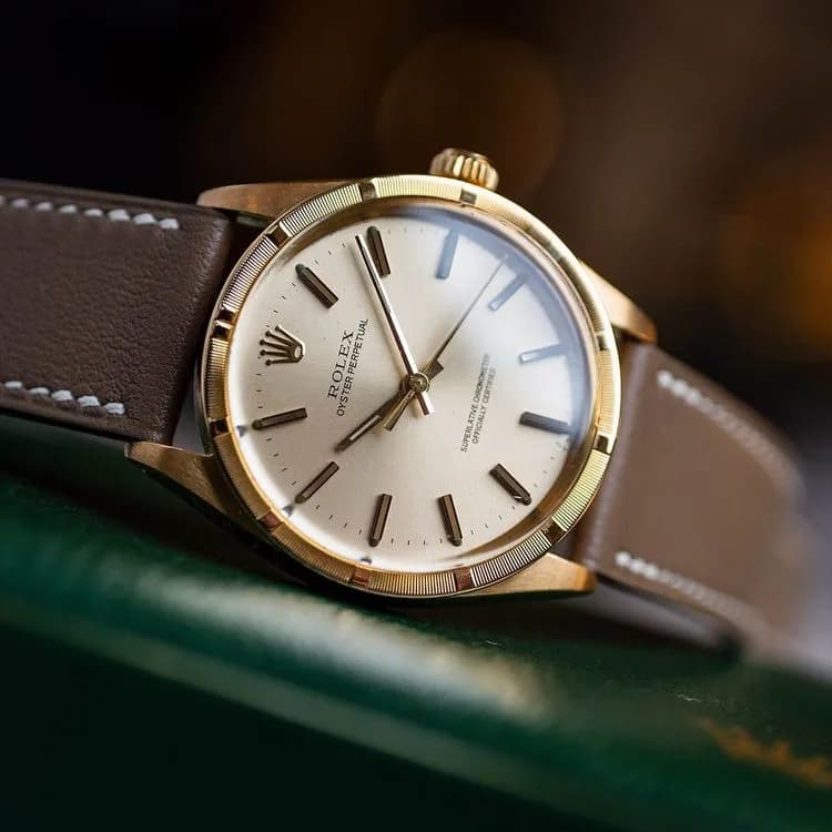 Oyster Perpetual 1007 Leather  – 1973