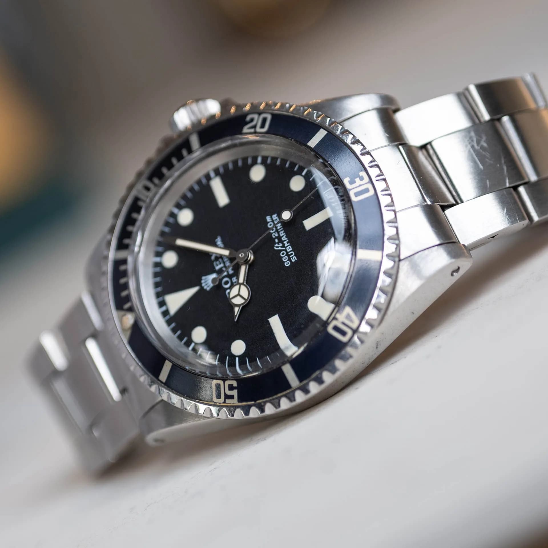 Submariner 5513 Acier "Feet First" – 1971