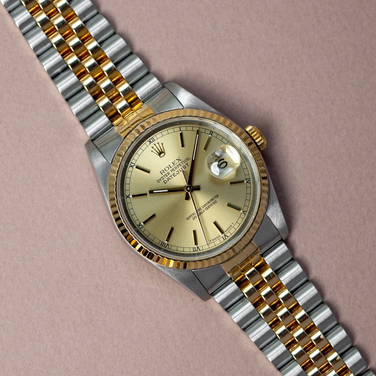 Datejust 16233 Steel and Gold  – 1989