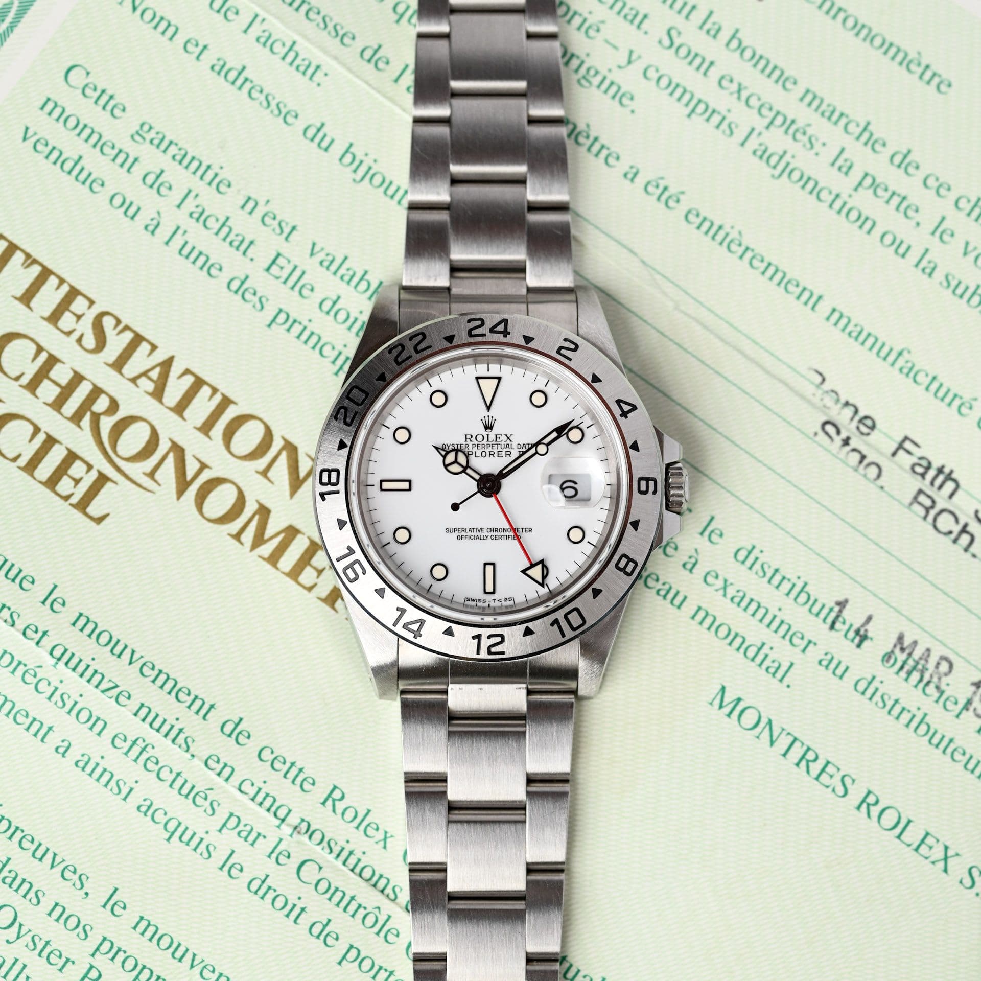 Explorer II 16570 Stainless Steel "Polar" – 1994