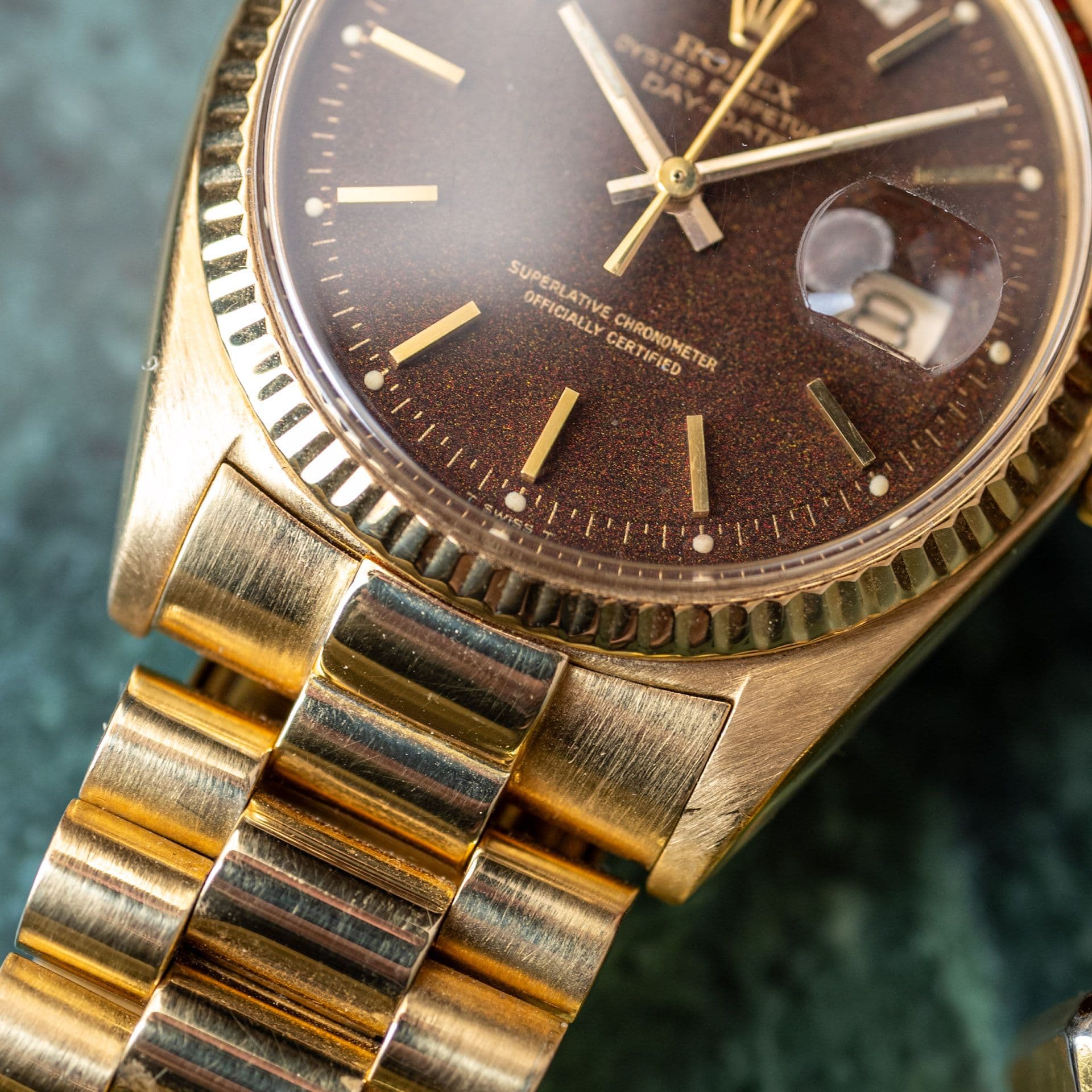 Day-Date 1803 Yellow Gold "Confetti" – 1973