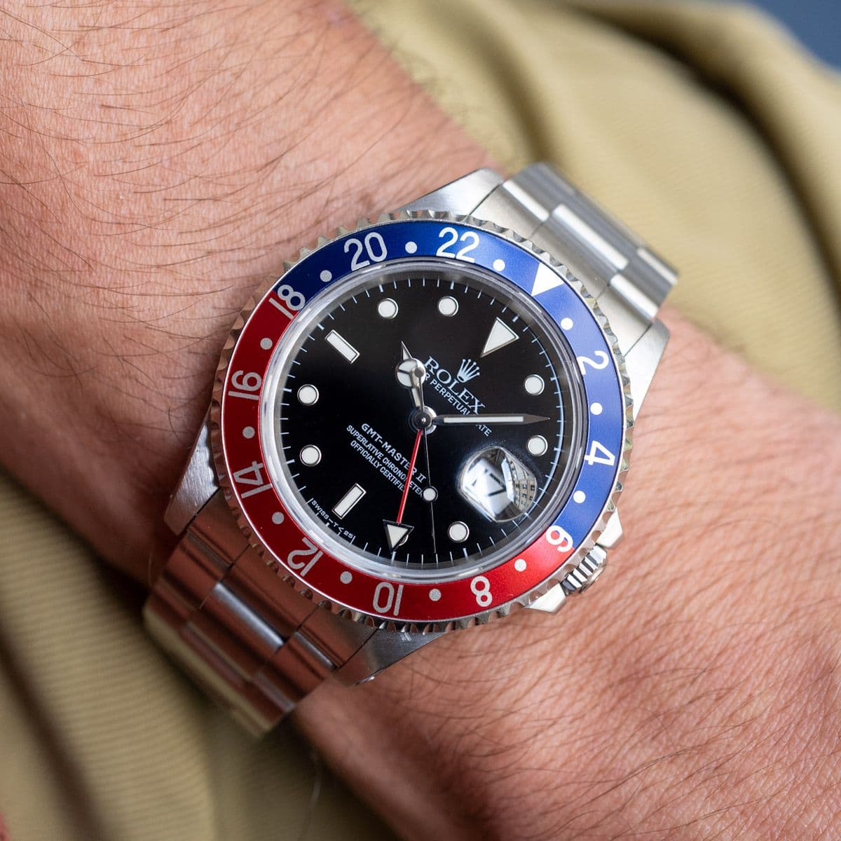 GMT Master ll 16710 Acier "Pepsi" – 1991