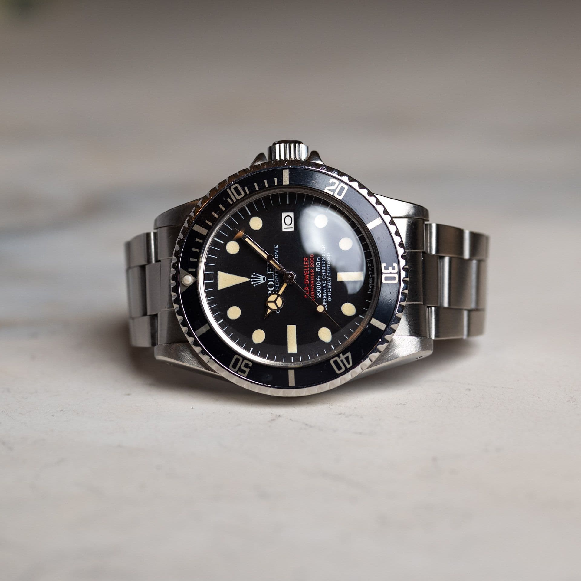 Sea-Dweller 1665  Acier "Double Red" – 1976