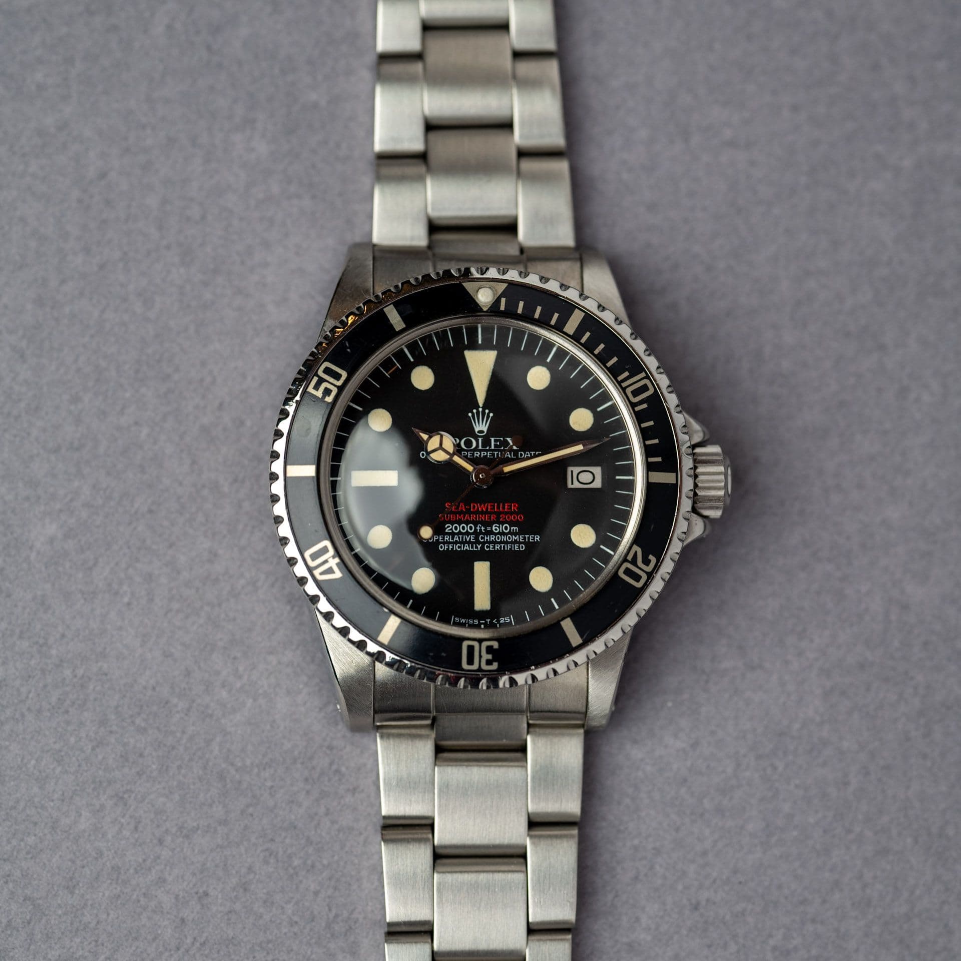 Sea-Dweller 1665  Acier "Double Red" – 1976